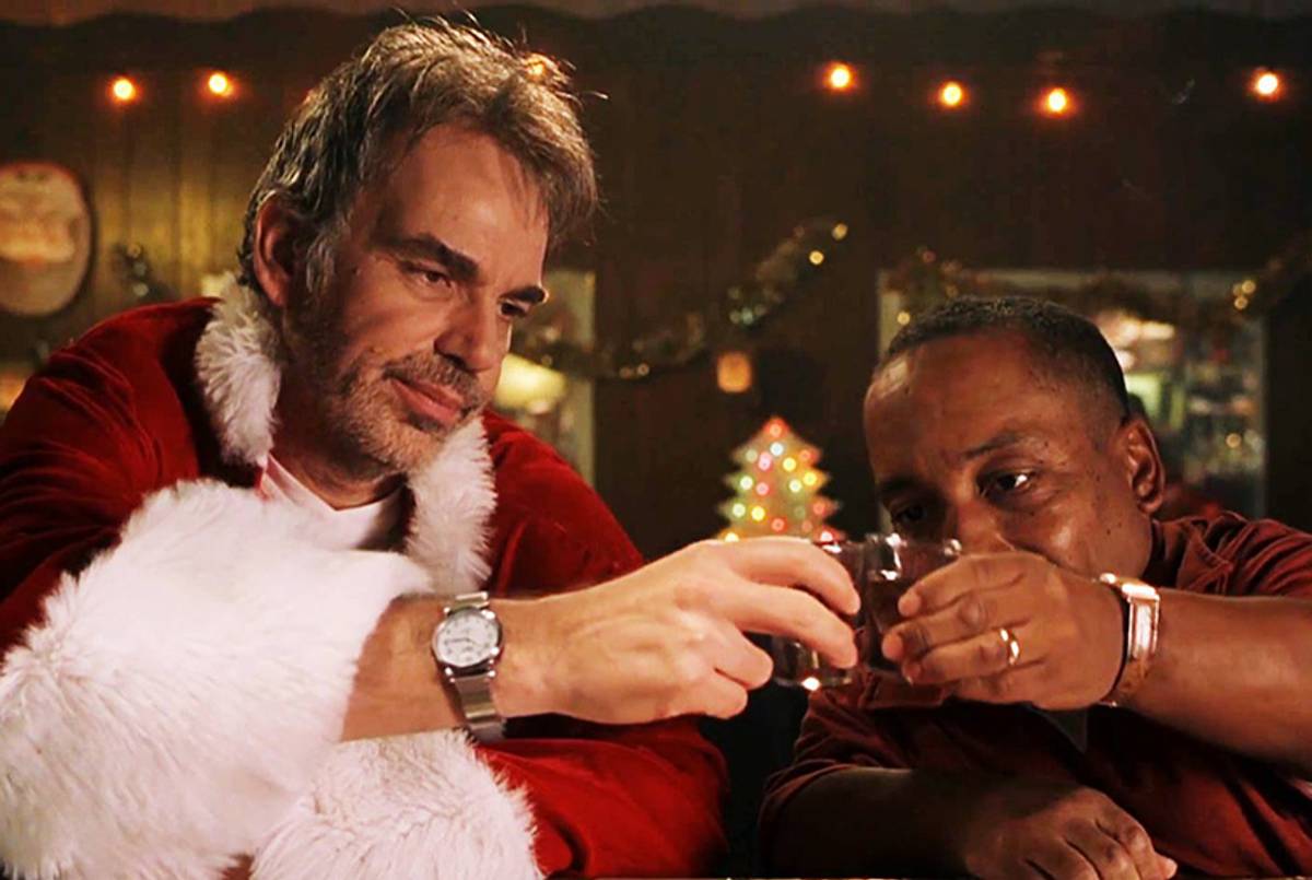 Billy Bob Thornton and Tony Cox in Bad Santa.(Miramax via Facebook)