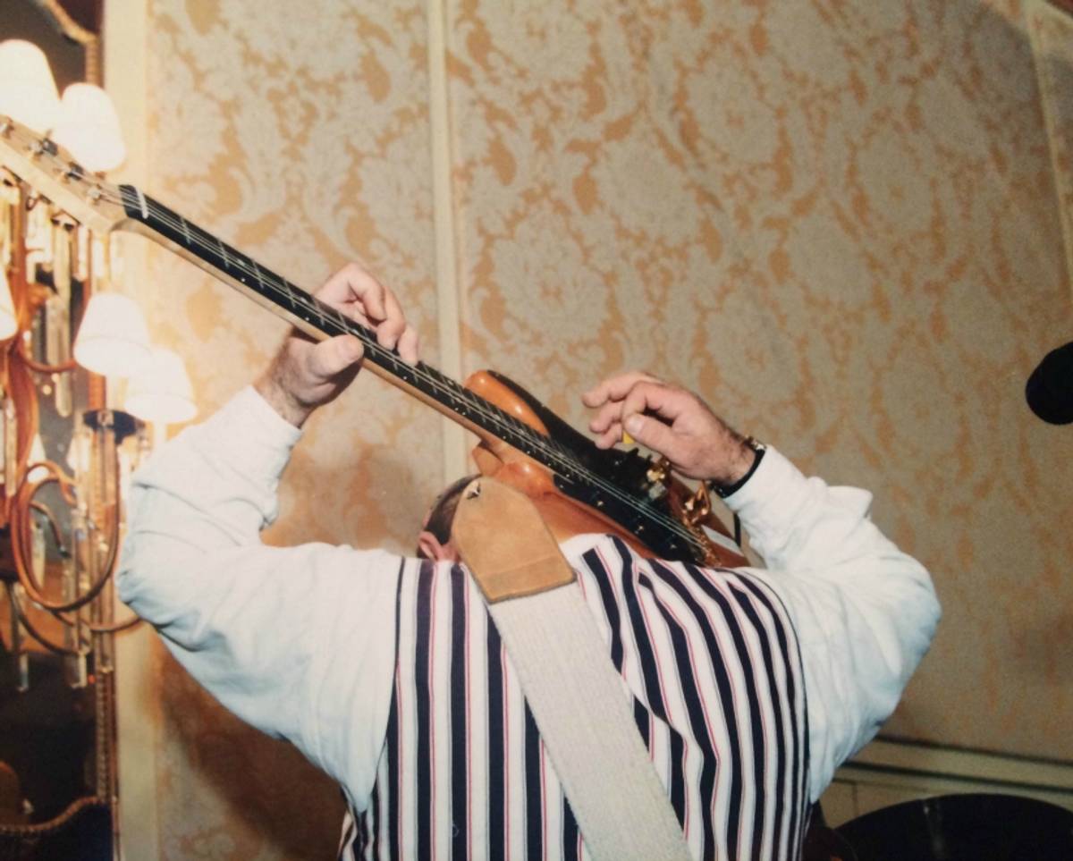 Yosi Piamenta in New York City, 1996 (Courtesy of Menachem Butler)