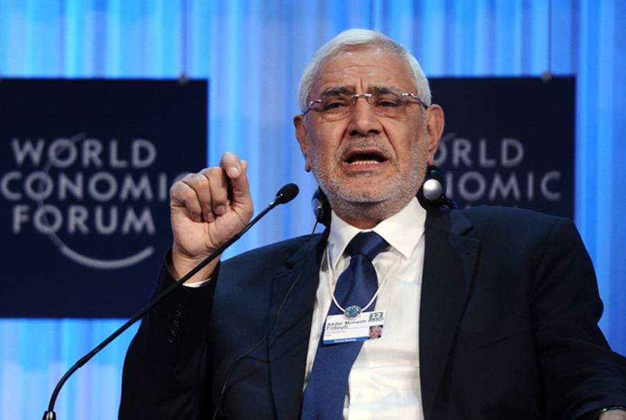Aboul Fotouh in January.(Vincenzo Pinto/AFP/Getty Images)