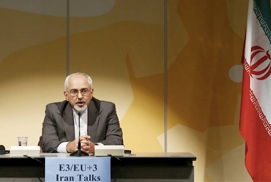 Iranian Foreign Minister Mohammad Zarif in Geneva(AP)