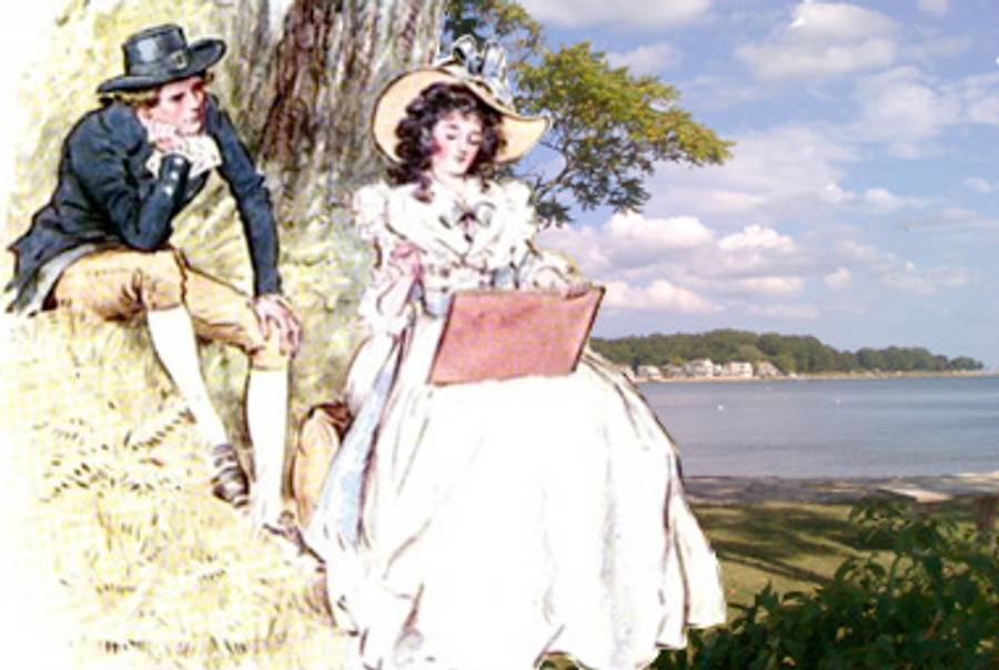 (Illustration by Charles E. Brock, from Sense and Sensibility (J. M. Dent & Sons, 1922). Photo of Westport, Ct. - the Compo beach walk by Sarah Kennon; some rights reserved.)
