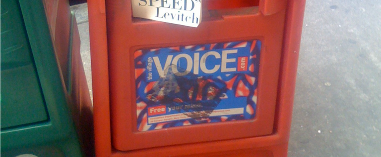 'Village Voice' box