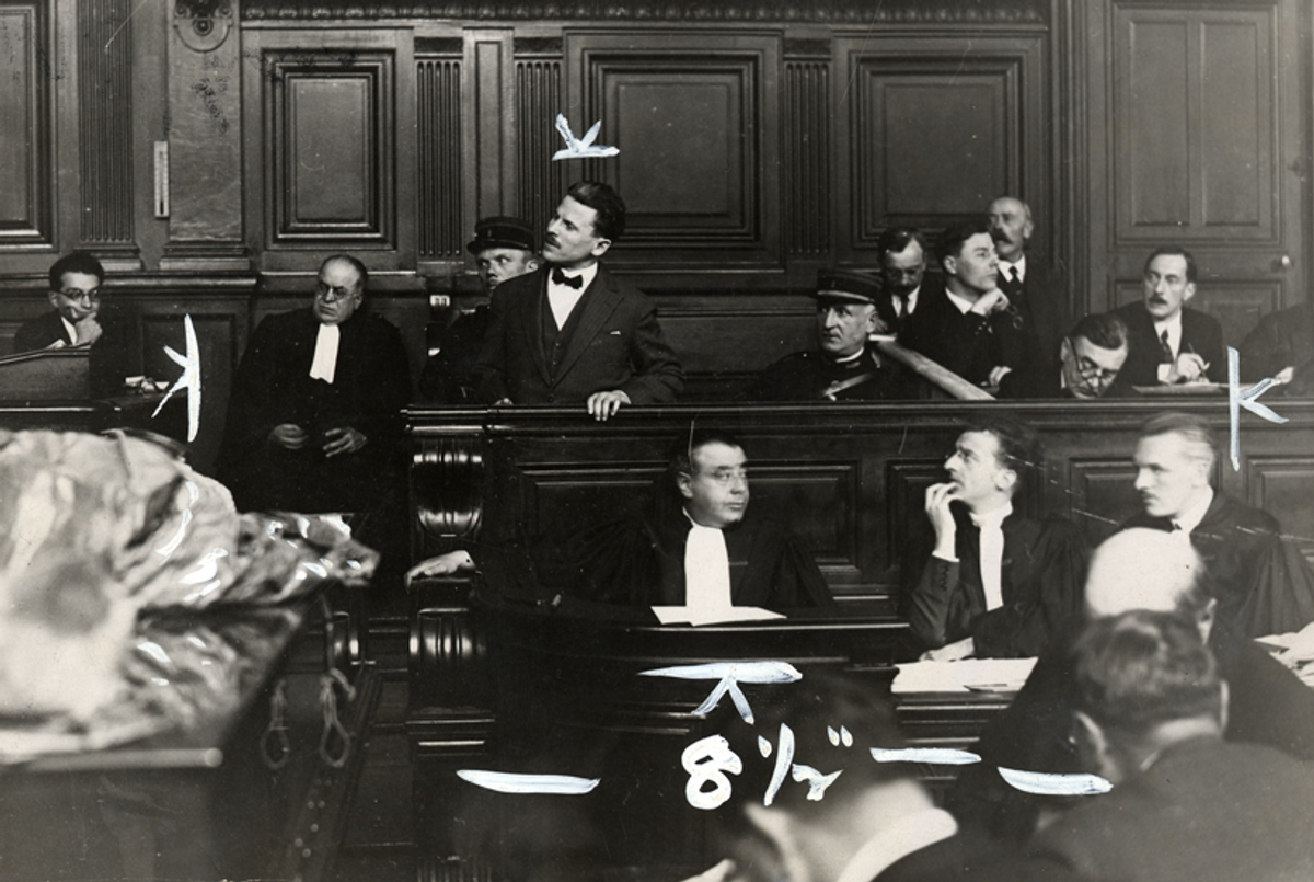 The trial of Sholem Schwartzbard. (YIVO Institute of Jewish Research, New York)