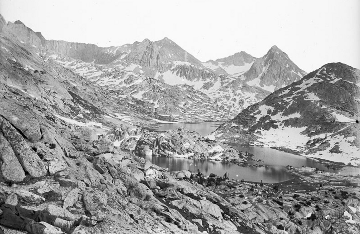 Sources of Middle Fork, San Joaquin River, Sierra Nevada photographs / Taken by Theodore Seixas Solomons, 