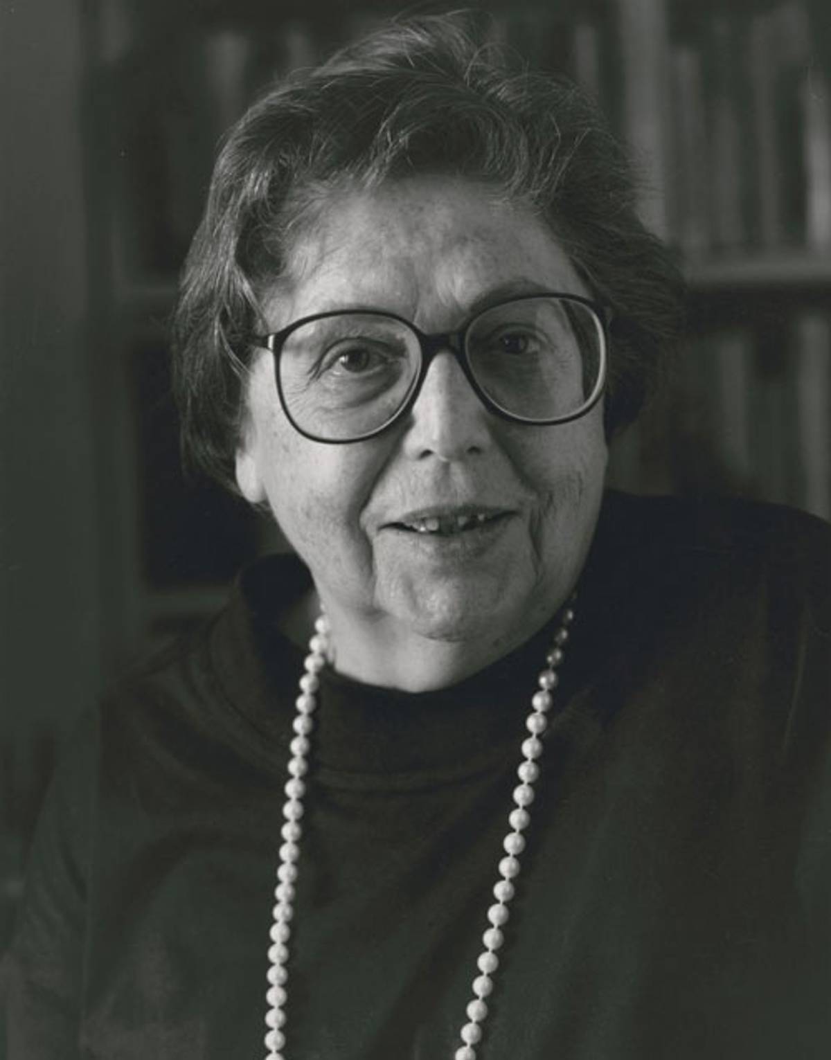 Lucy Dawidowicz, 1988 (Photo courtesy of the American Jewish Historical Society)