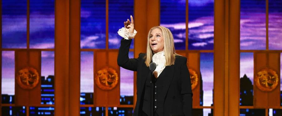 Barbra Streisand speaks onstage during the 70th Annual Tony Awards at The Beacon Theatre in New York City, June 12, 2016. 