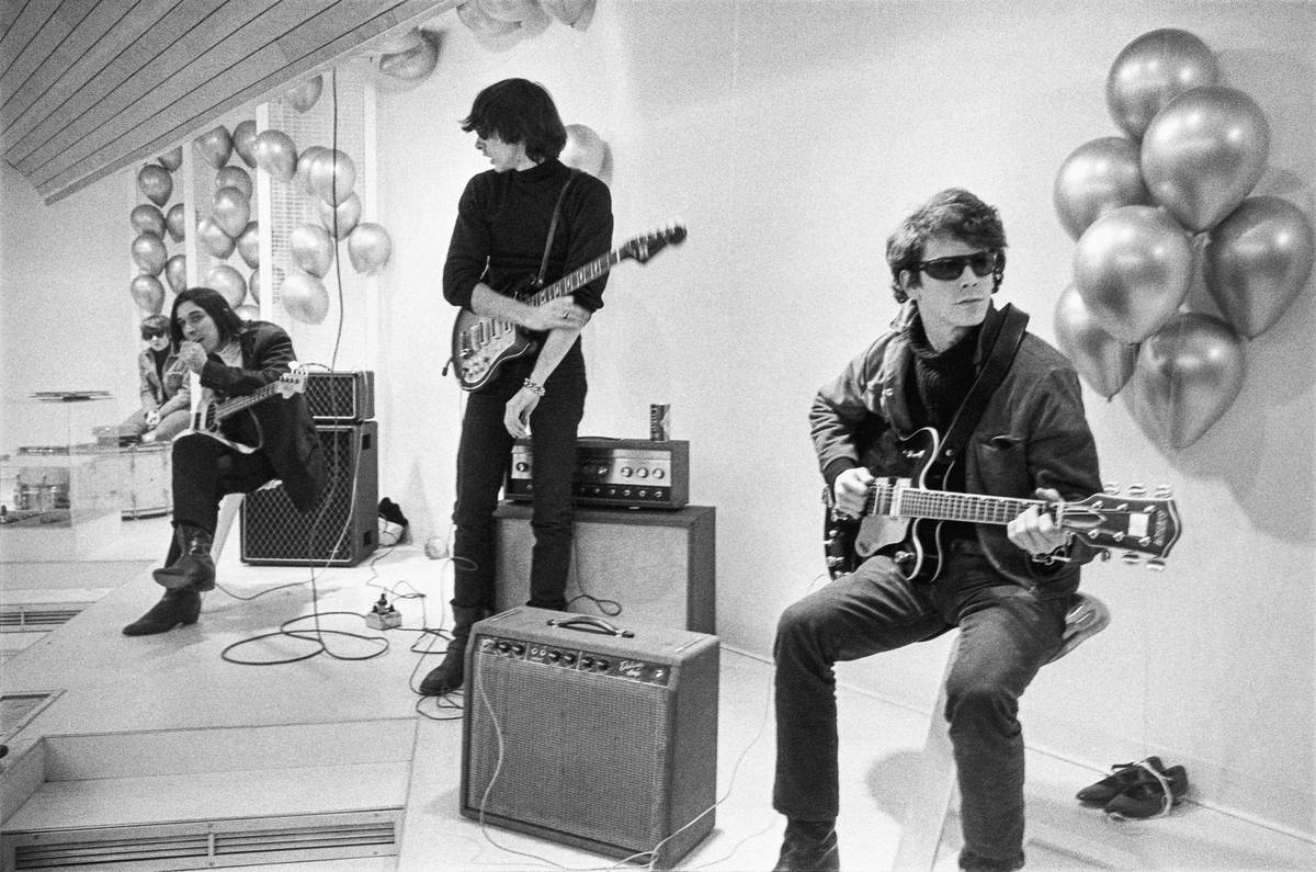 Moe Tucker, John Cale, Sterling Morrison, and Lou Reed from archival photography from 'The Velvet Underground'