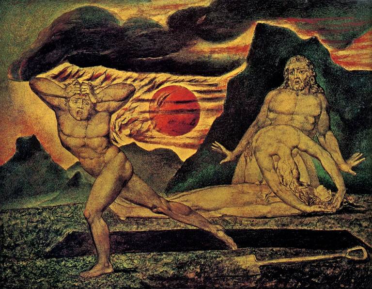 William Blake, 'The Body of Abel Found by Adam and Eve,' 1826