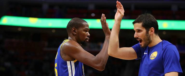 Kevin Durant and Omri Casspi