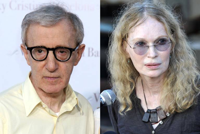 Woody Allen; Mia Farrow.(Getty; DAVID BUIMOVITCH/AFP/Getty Images)