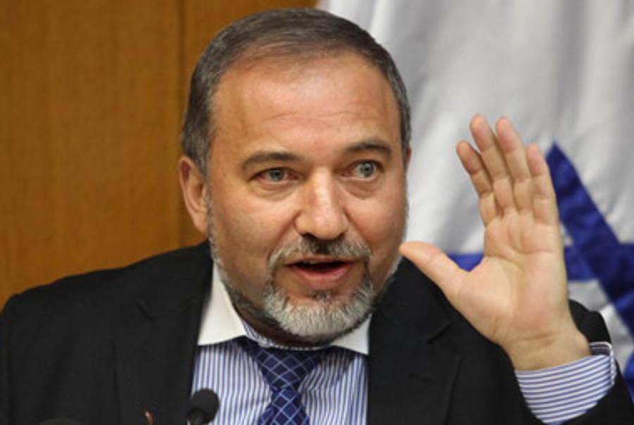 Lieberman earlier this month.(Gali Tibbon/AFP/Getty Images)