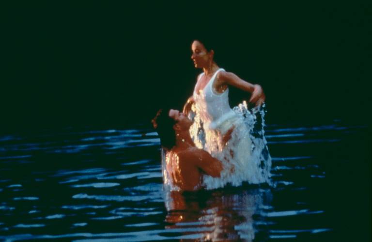 American actors Patrick Swayze (1952-2009) and Jennifer Grey star in the 1987 film ‘Dirty Dancing’