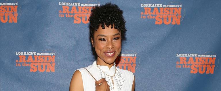 Sophie Okonedo attends the Broadway opening of 'A Raisin In The Sun' in New York City, April 3, 2014. 