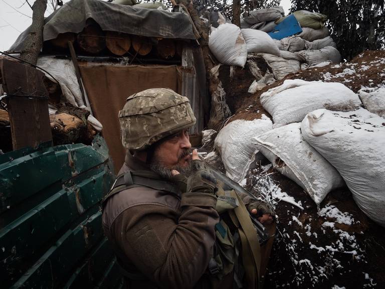 Vitaly, 52, says he is of Russian origin and fought in the Russian army during the first Chechen war, but today fights alongside Ukrainian soldiers in Pisky, Ukraine. Originally from Donetsk, Vitaly says he saw his city invaded and people massacred.