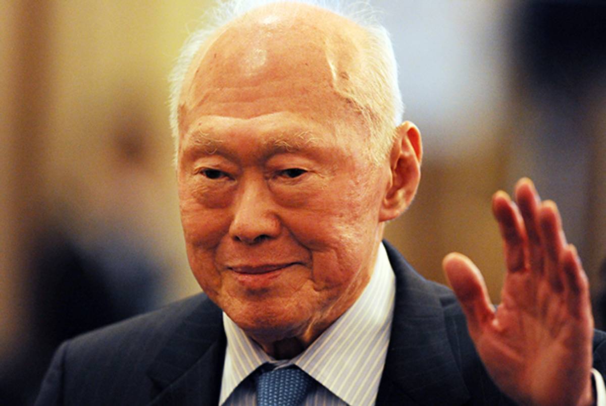 Former Singapore Prime Minister Lee Kuan Yew on May 26, 2011. (TOSHIFUMI KITAMURA/AFP/Getty Images)