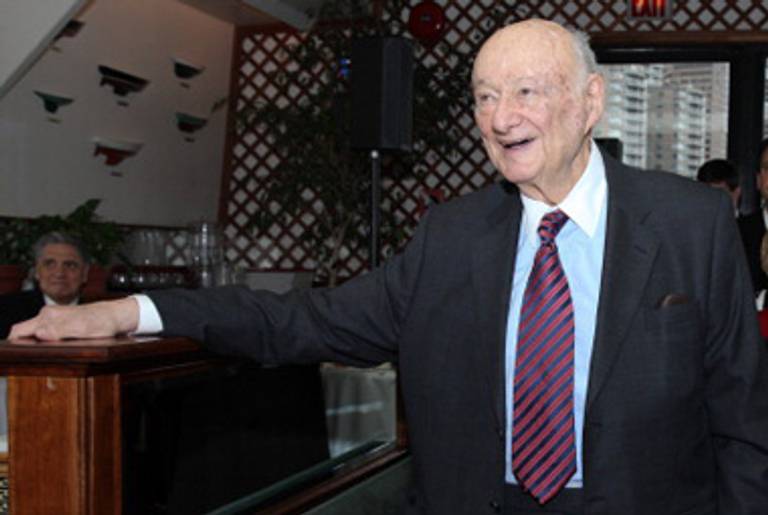 Ed Koch in May.(JP Yim/Getty Images)