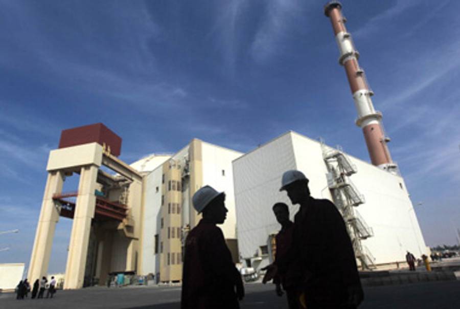 The reactor at Bushehr, last month.(Majid Asgaripour/AFP/Getty Images)