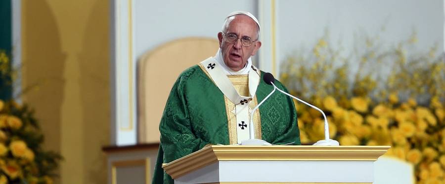 Pope Francis in Philadelphia, Pennsylvania, September 27, 2015. 