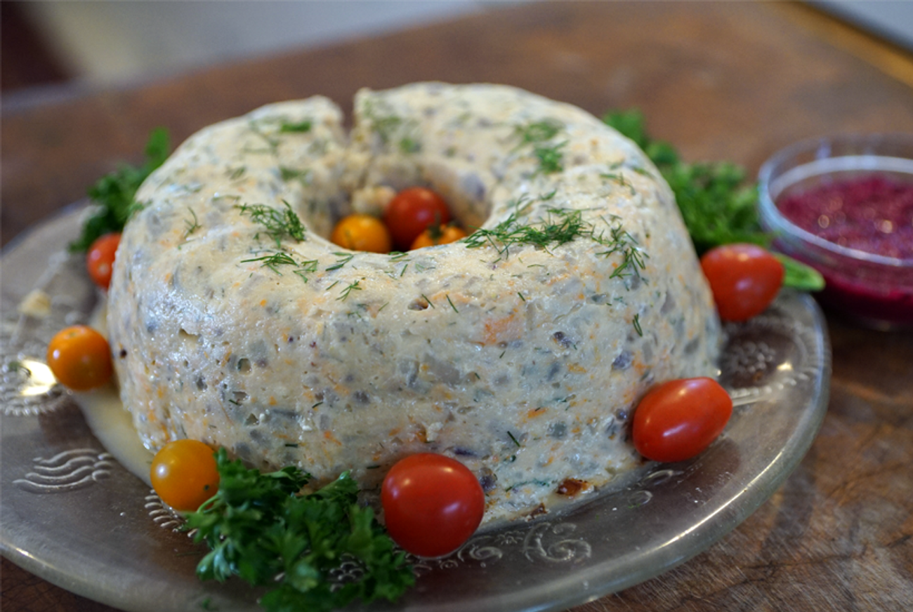 Salmon Gefilte Fish Mold