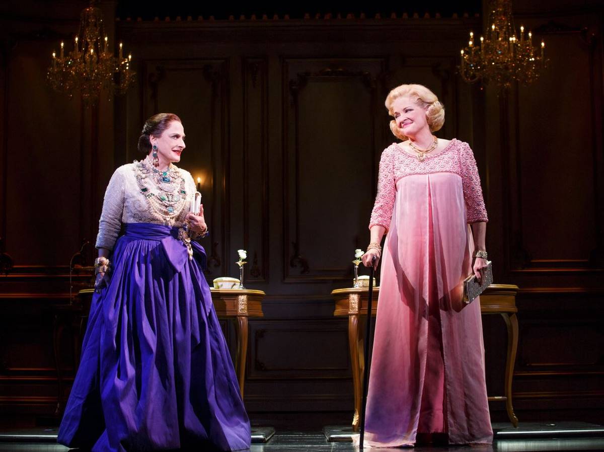 Ebersole (L) and LuPone in ‘War Paint.’ (Facebook)