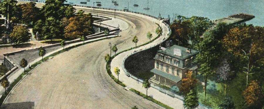Riverside Drive postcard, 1924.