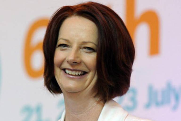 Australian Prime Minister Julia Gillard.(Torsten Blackwood/AFP/Getty Images)