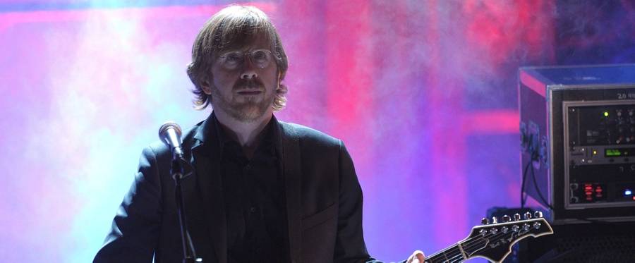 Musician Trey Anastasio of Phish performs onstage at the 25th Annual Rock And Roll Hall of Fame Induction Ceremony at the Waldorf=Astoria on March 15, 2010 in New York City.