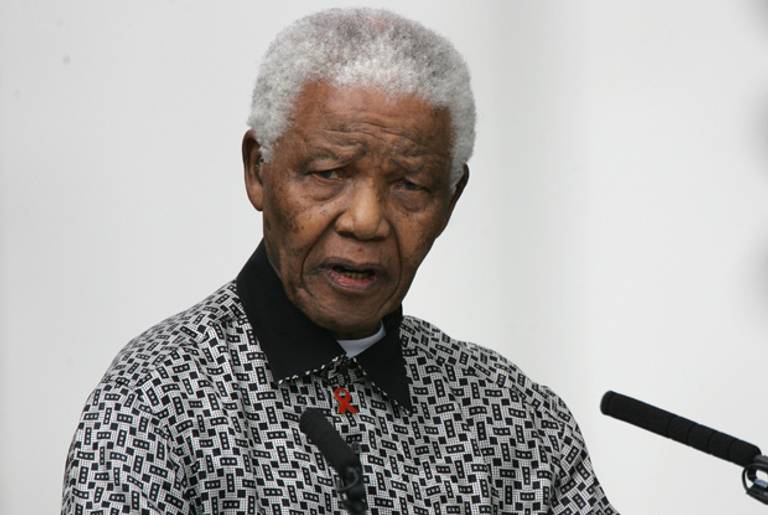 Ex-President of South Africa Nelson Mandela attends the unveiling of his Statue in Parliament square on August 29, 2007 in London, England.(Gareth Cattermole/Getty Images)