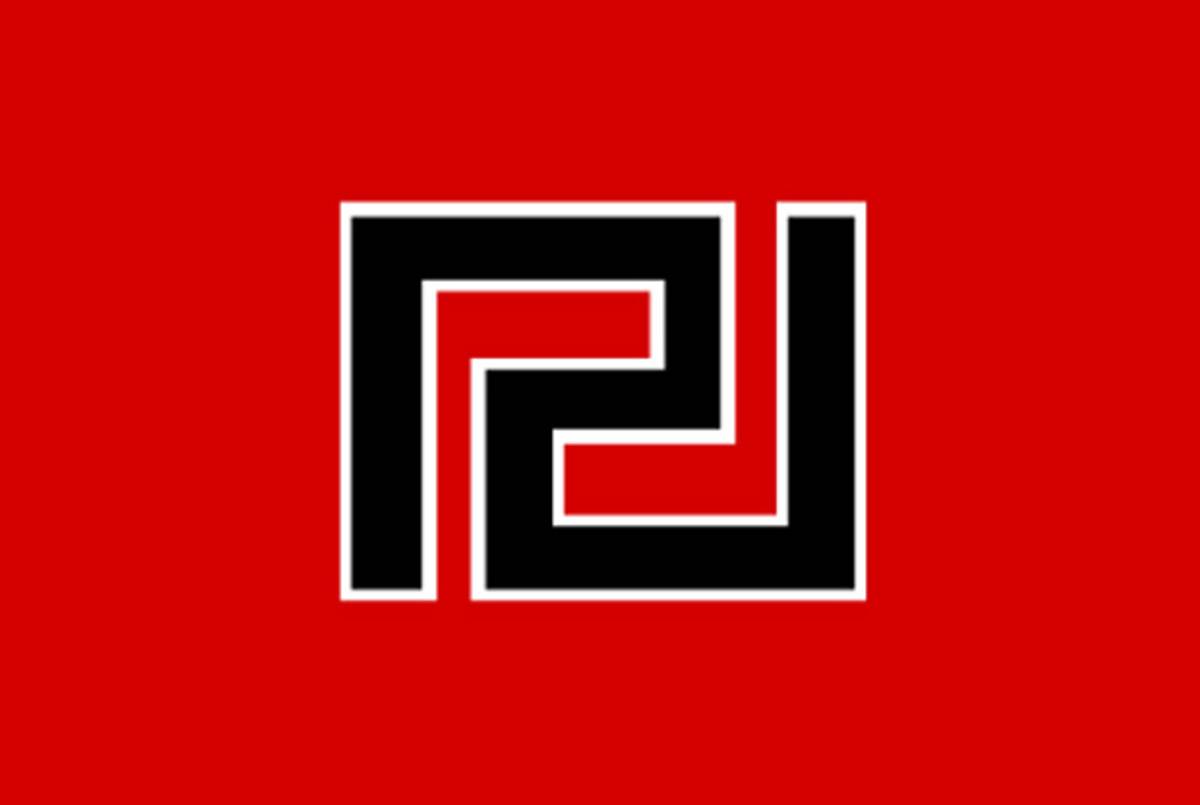 So this is the Golden Dawn's flag.(Wikipedia)