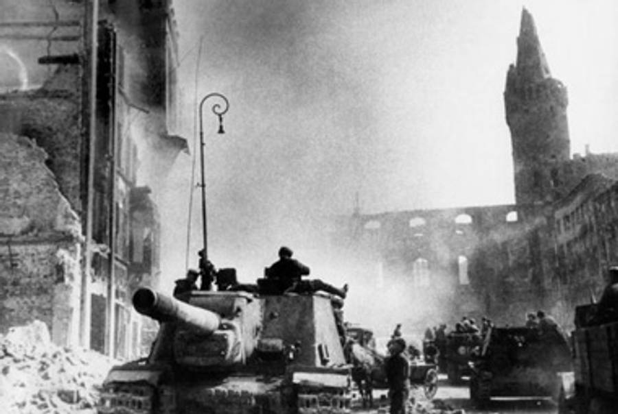 The Soviet siege of Königsberg (now Kaliningrad), April 1945.(Getty Images)