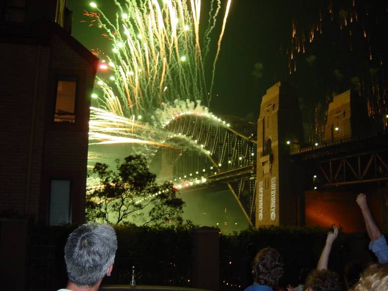 A fireworks display is seen over the Sydney Opera House in Australia during New Year's Eve celebrations on Jan. 01, 2021