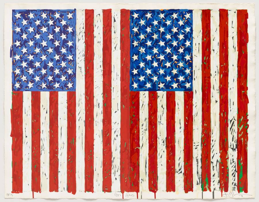 Jasper Johns, 'Flags I,' 1973