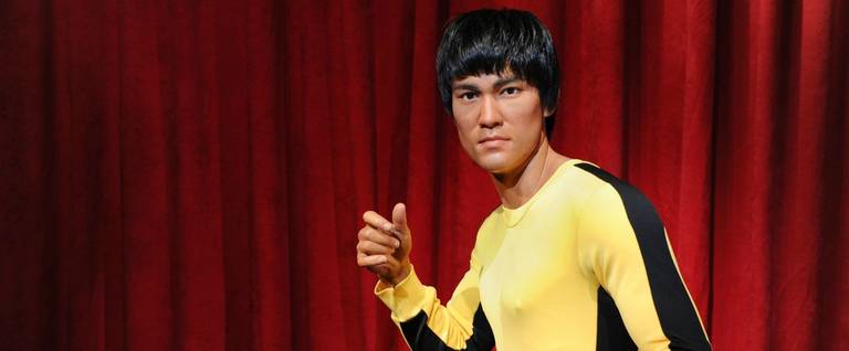 Madame Tussauds New York welcomes Bruce Lee's wax figure for a limited time on August 13, 2014 in New York City.