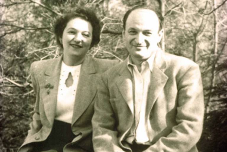Milton Steinberg with his wife, Edith.(Photo courtesy of Dr. David Steinberg and Behrman House)