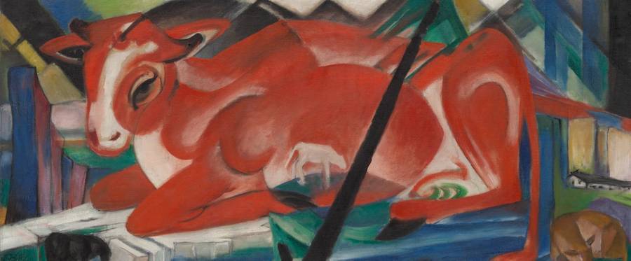 Franz Marc, "The World Cow" (1913)