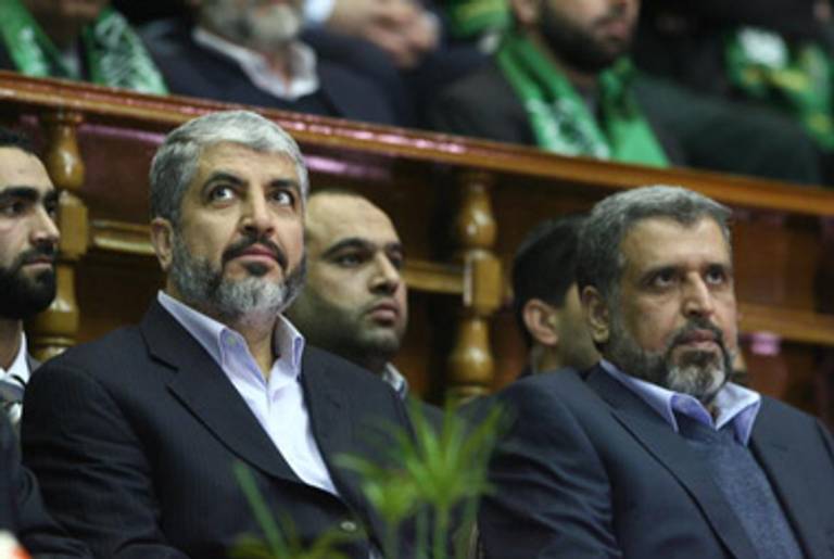 Exiled Hamas leader Khaled Meshaal.(Louai Beshara/AFP/Getty Images)
