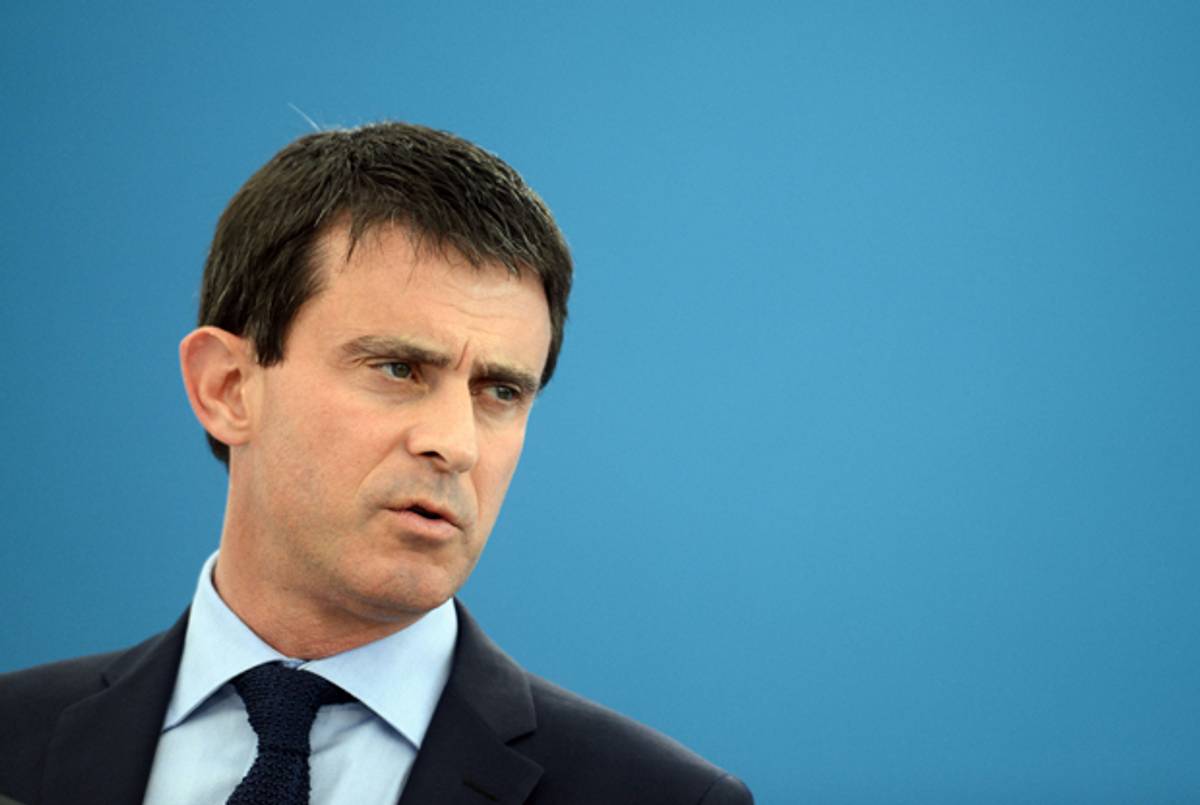 French Prime Minister Manuel Valls delivers a speech on June 27, 2014. (DOMINIQUE FAGET/AFP/Getty Images)