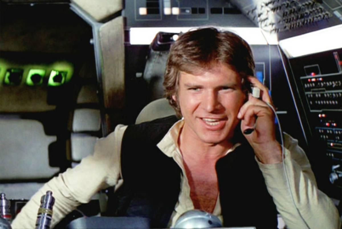 (Harrison Ford in Star Wars )