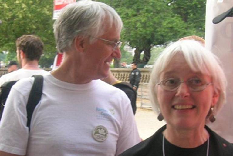 Rachel Corrie’s parents(Wikimedia Commons)