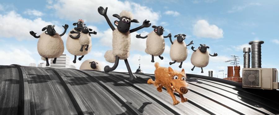 A still from ‘Shaun the Sheep Movie.’