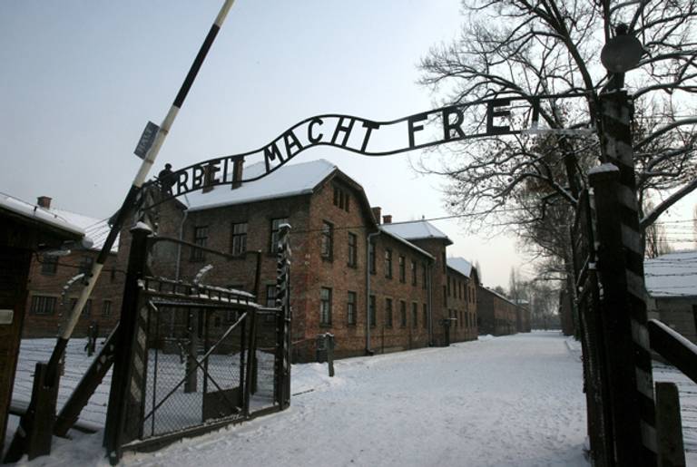 Entrance to Auschwitz. (JACEK BEDNARCZYK/AFP/Getty Images)