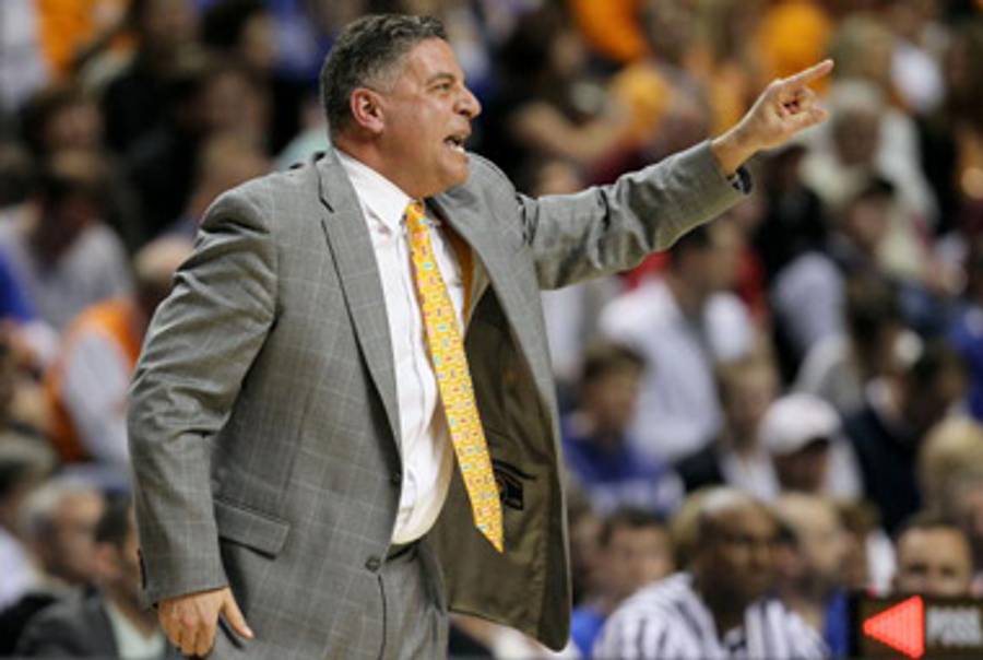 Coach Bruce Pearl last March.(Andy Lyons/Getty Images)
