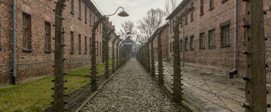 Auschwitz concentration camp. 