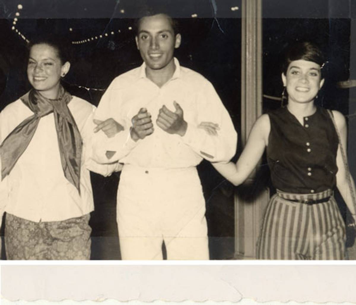 Deborah, Erich, and Janet on the French Riviera, 1960.