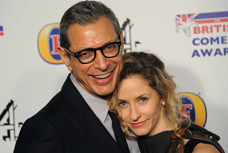 Jeff Goldblum Emilie Livingston on December 16, 2011. (Stuart Wilson/Getty Images)