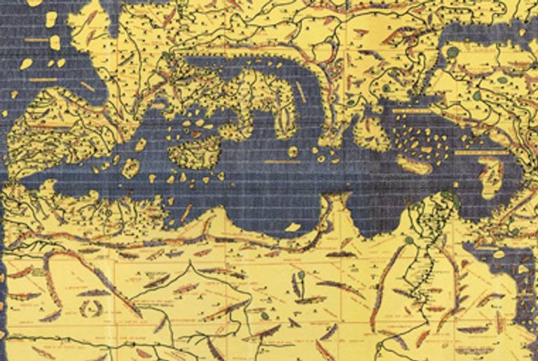 A map of the Mediterranean Sea from 1154 by the Andalusian cartographer Muhammad al-Idrisi(Wikimedia Commons)