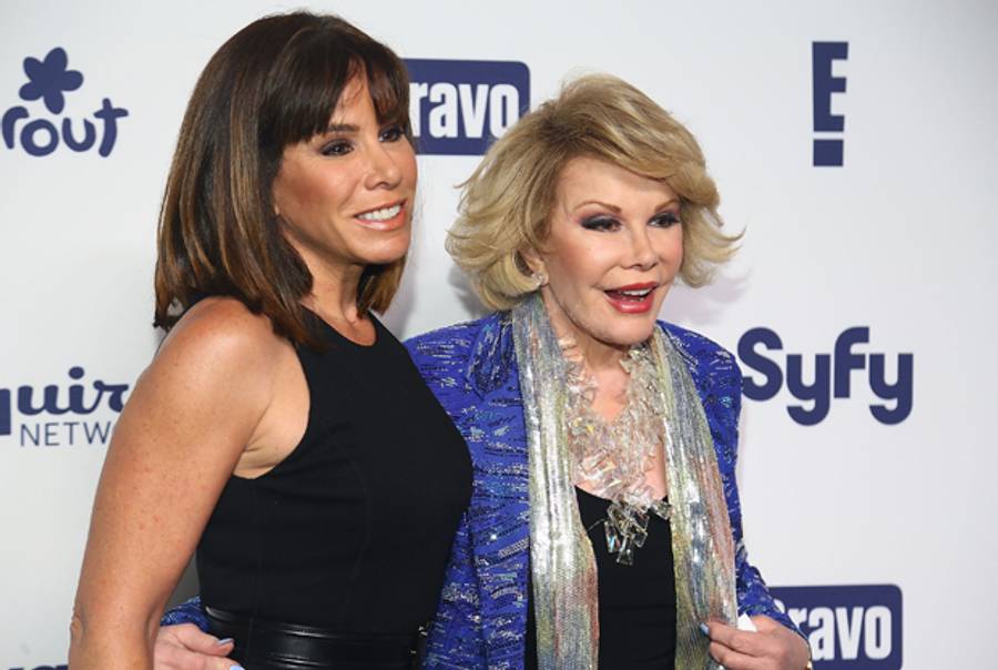 Melissa Rivers and Joan Rivers on May 15, 2014 in New York City. (Astrid Stawiarz/Getty Images)
