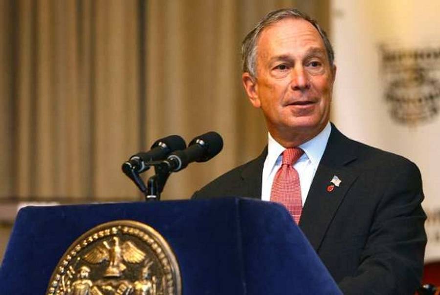 Mayor Michael Bloomberg in 2012(UL)