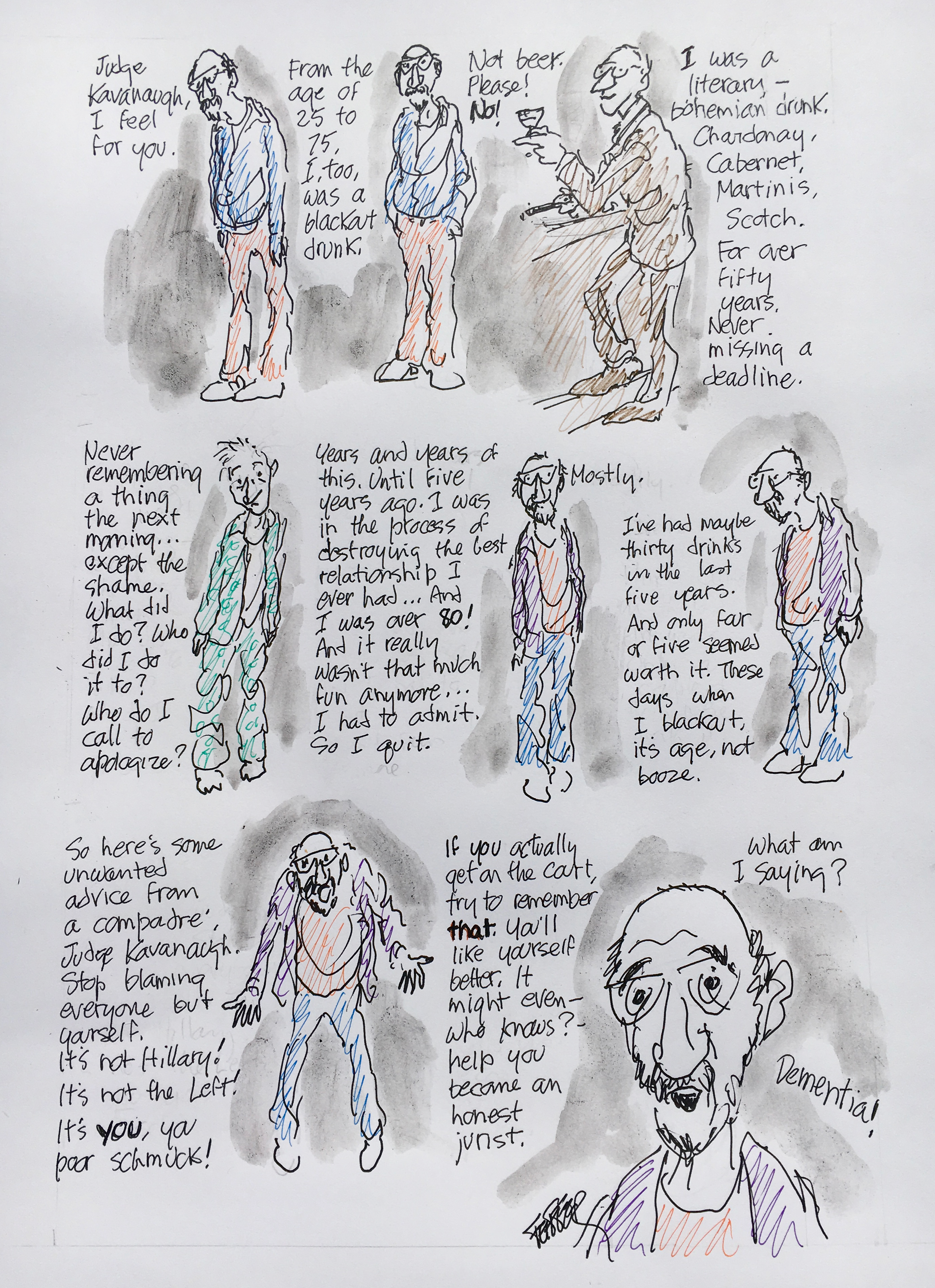 Jules Feiffer’s American Follies: Kavanaugh - Tablet Magazine