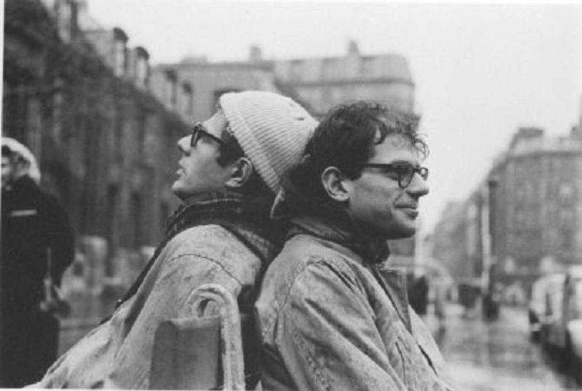 Peter Orlovsky and Allen Ginsberg in Paris in 1957(Ginsberg Foundation)